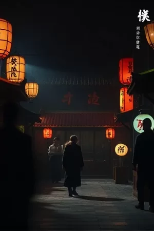 久久视频首页主推悬疑剧《长夜灯河》雨夜街灯下的竖版海报
